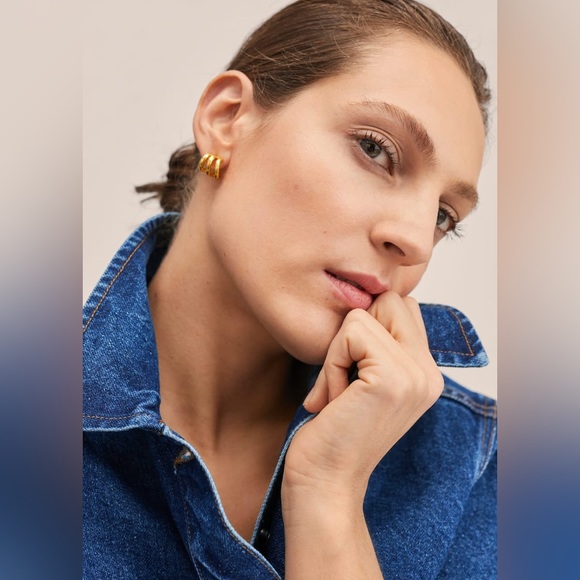 MANGO Oversize denim jacket - Picture 8 of 12